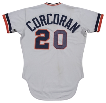 1978 Tim Corcoran Game Used Detroit Tigers Road Jersey 